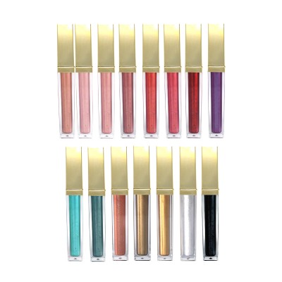 Makeup explosions shiny pearlescent glass lip glaze Lasting color moisturizing lip gloss Customizable logo oem